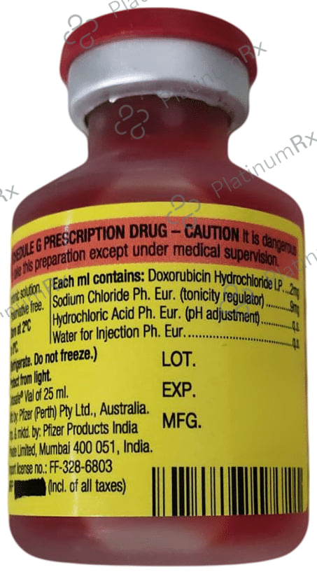 Adriamycin 50mg Injection 1s