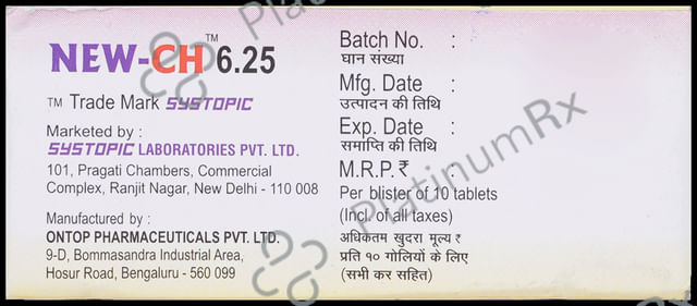 New CH 6.25mg Tablet 10s