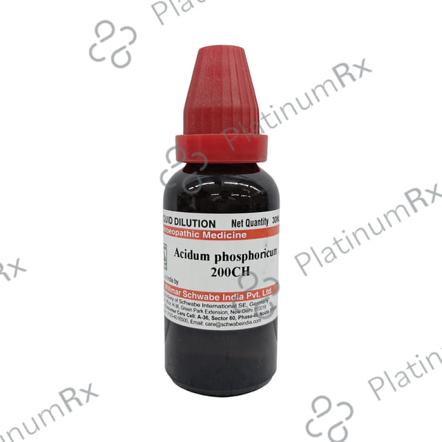 Dr Willmar Schwabe India Acidum Phosphoricum Dilution 200 CH