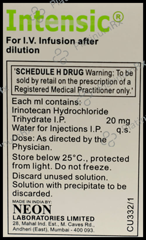 Intensic 100mg Injection