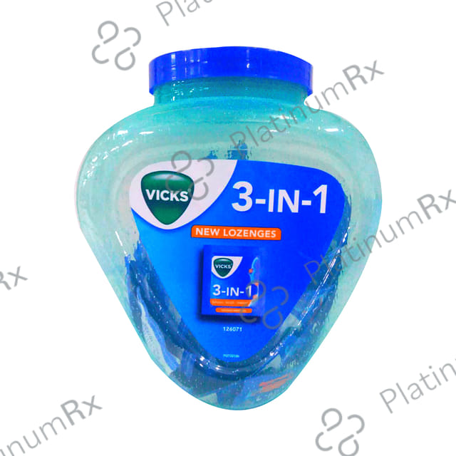 Vicks 3 IN 1 Lozenges Orange Menthol
