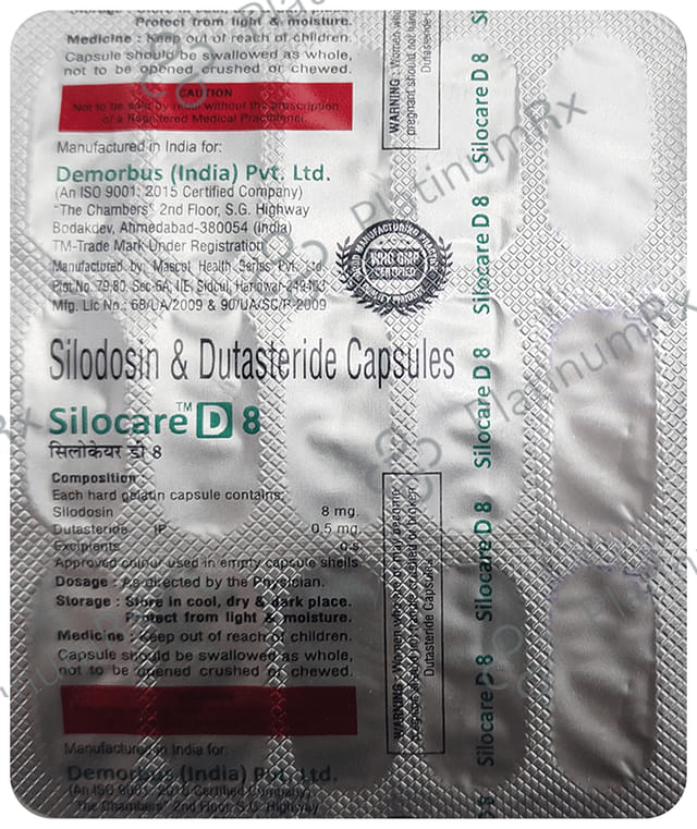 Silocare D 8 Capsule 15 capsules