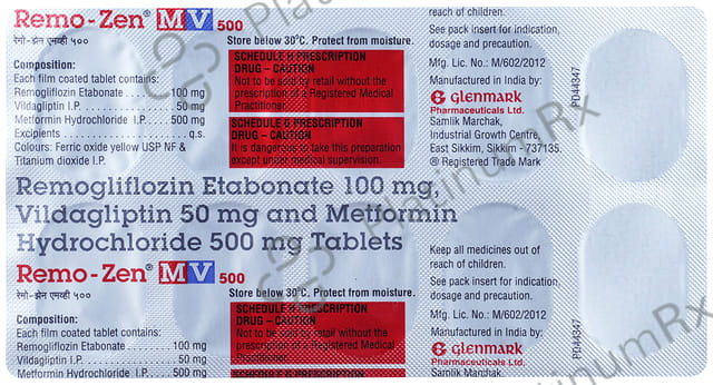 Remo Zen MV 500mg Tablet 10s