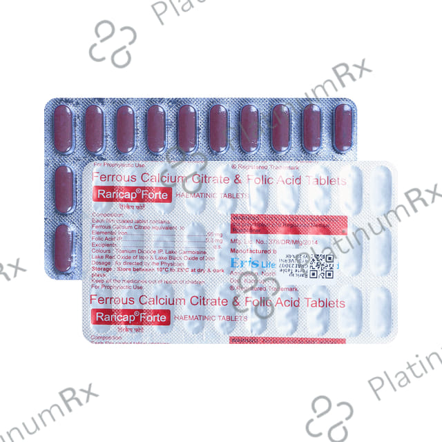 Raricap Forte 50/0.3mg Tablet 30s