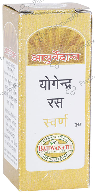 Baidyanath Ayurvedant Yogendra Ras with Gold Tablet 25 tablets