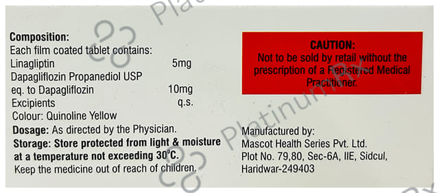 Linanext D 10/5mg Tablet 10s
