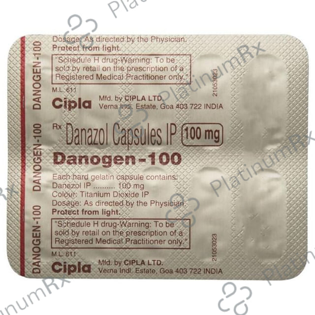 Danogen 100mg Capsule 10s