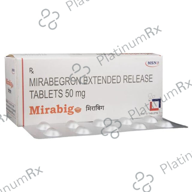 Mirabig ER 50mg Tablet 10s