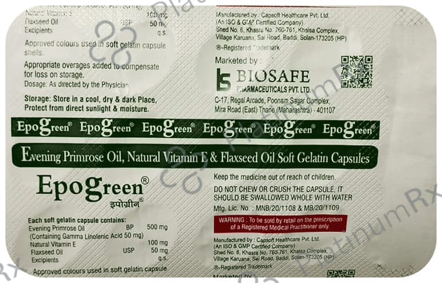 Epogreen Softgel Capsule