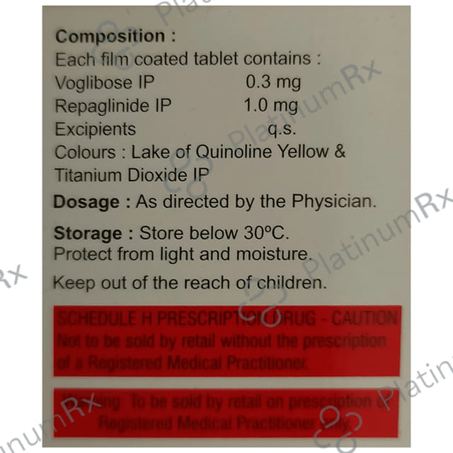 Volix R 0.3/1mg Tablet 10s