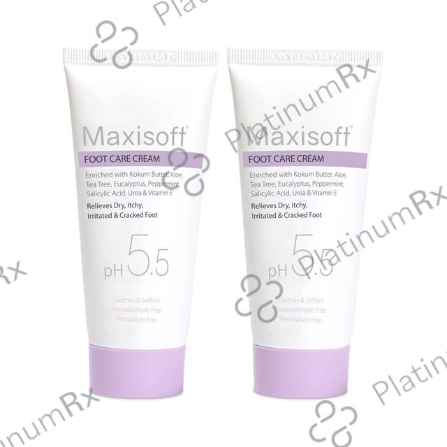 Maxisoft Foot Care Cream (60gm Each) 2 Tubes