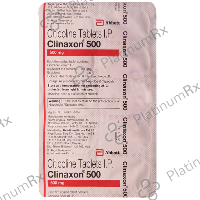Clinaxon 500mg Tablet 10s