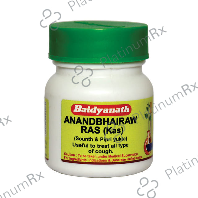 Baidyanath (Nagpur) Anandbhairaw Ras (Kas) Tablet