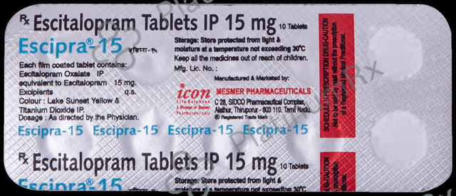 Escipra 15mg Tablet