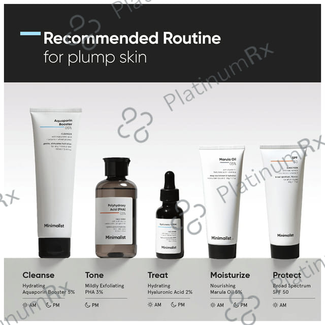 Minimalist 02% Hyaluronic Acid + PGA Face Serum - Intense Hydration and Improves Skin Glow