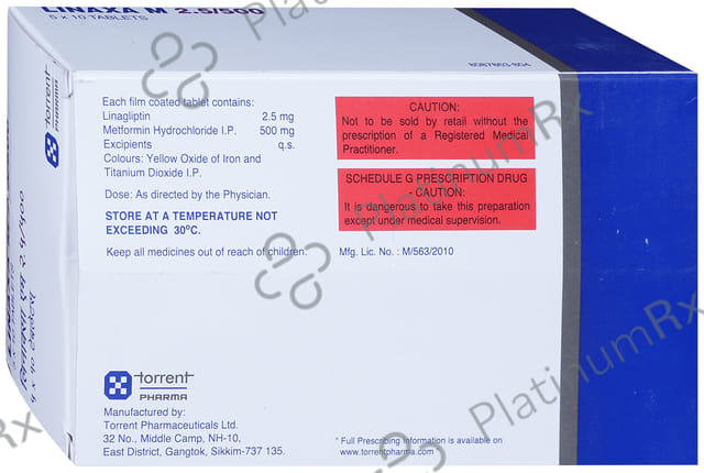 Linaxa M 2.5/500mg Tablet 10s