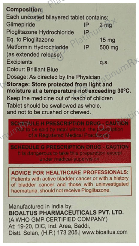 Triglimican 2 Tablet ER 10s