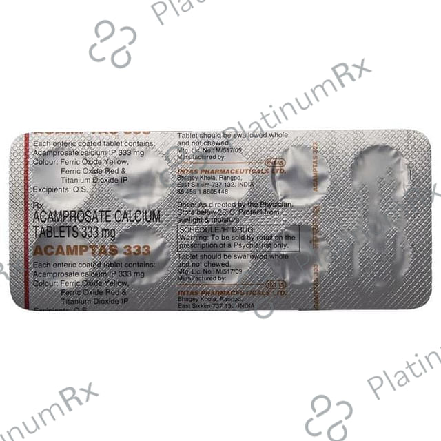 Acamptas 333mg Tablet 6s