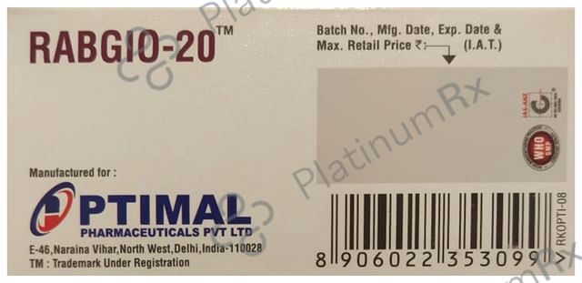 Rabgio 20 Tablet
