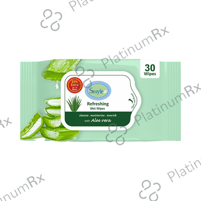 Smyle Refreshing Wet Wipes (30 Each) 1 Pack
