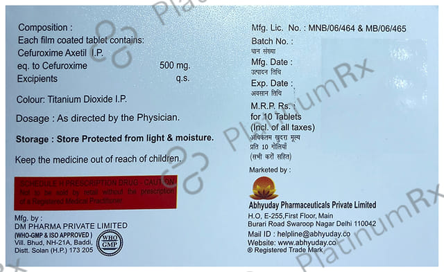 Wellxim 500mg Tablet 10s