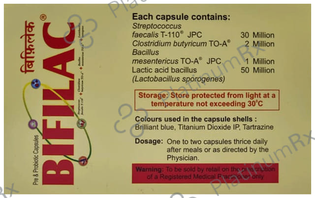 Bifilac Capsule 10s (Tycoon)