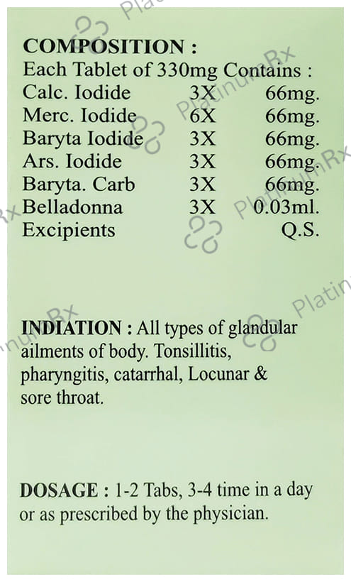 LDD Bioscience Glandoral Tablet