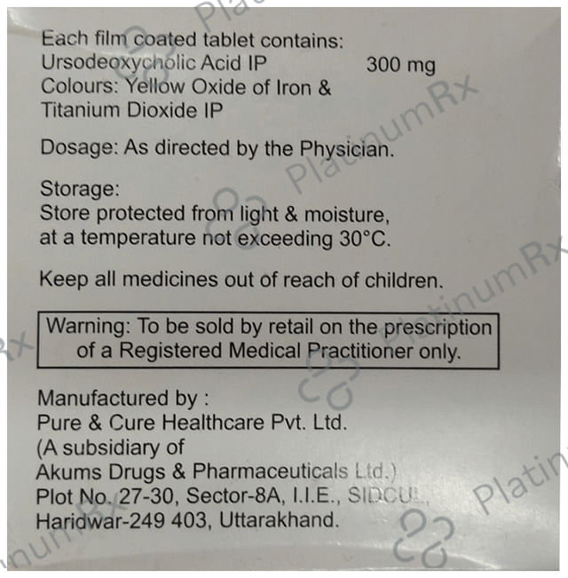 Ursocad 300mg Tablet 10s