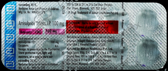 Amisant 100mg Tablet 10s