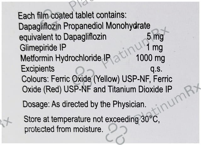 Oxramet G 5/1/1000mg Tablet 7s