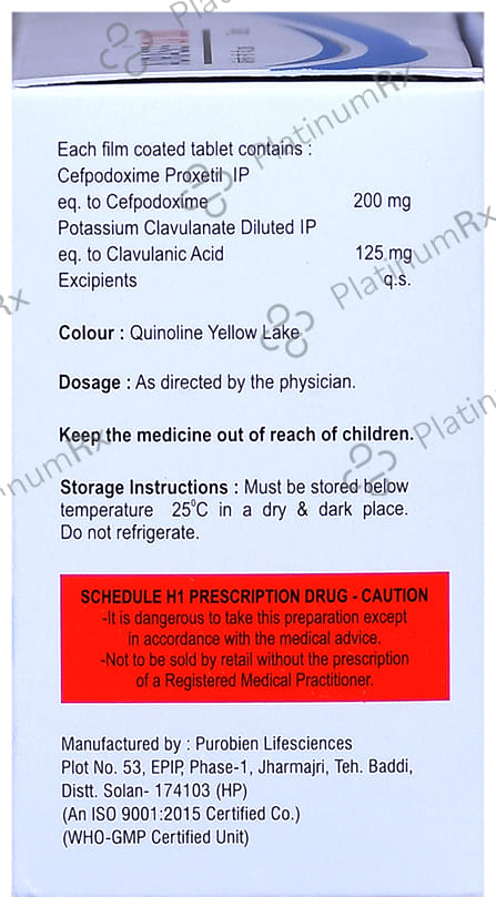 Aurasef CV 200mg Tablet 10s