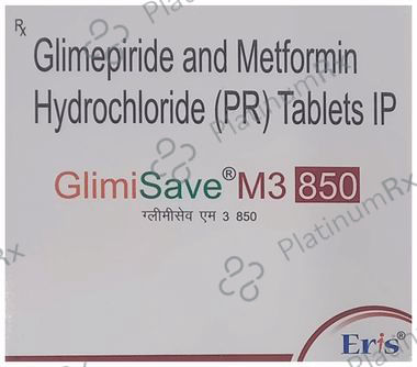 Glimisave M3 850mg Tablet PR 15s