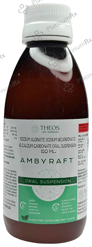 Ambyraft Oral Suspension Refreshing Mint Sugar Free 150ml