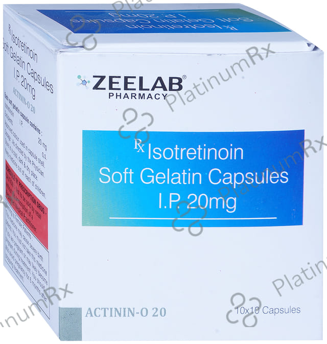 Actinin O 20mg Soft Gelatin Capsule 10s