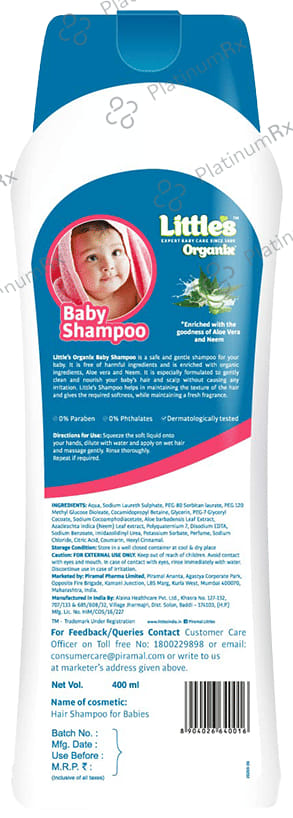 Littles Organix Baby Shampoo