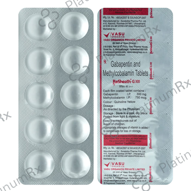 Resheath G 300mg/750mcg Tablet