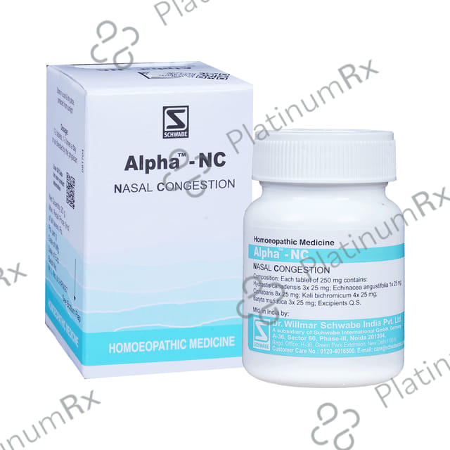 Dr Willmar Schwabe India Alpha - NC Tablet