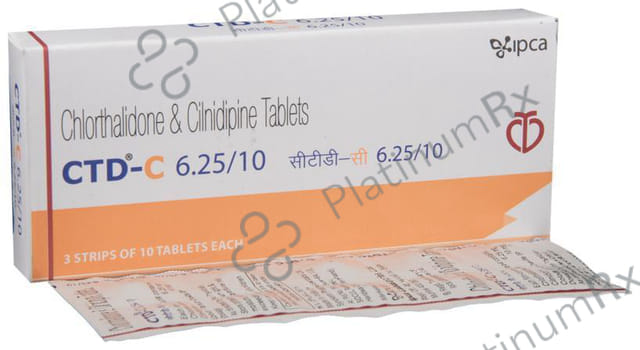CTD C 6.25/10mg Tablet 10s