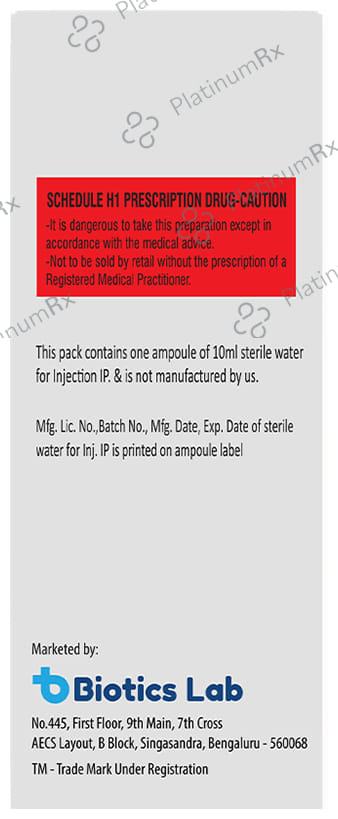 Cefotum 500mg/500mg Injection