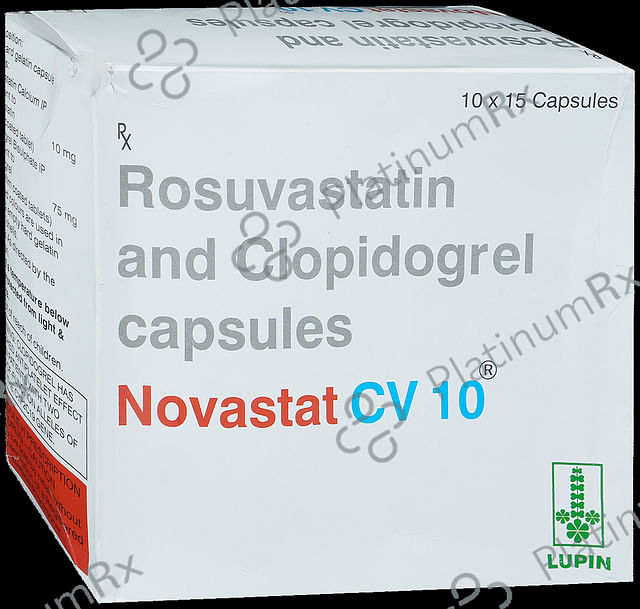 Novastat CV 10/75mg Capsule 15s