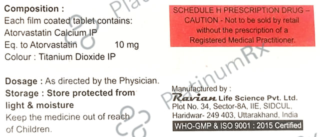 Tritastatin 10mg Tablet
