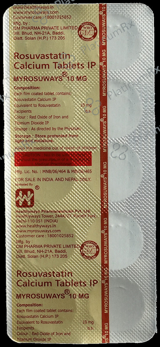 Myrosuways 10mg Tablet