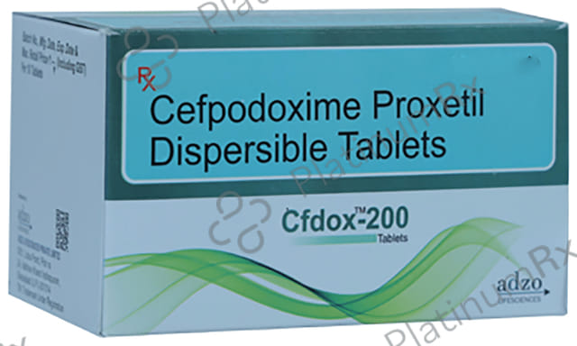 Cfdox 200mg Tablet DT 10s