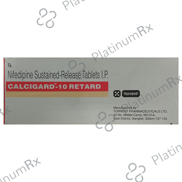 Calcigard Retard 10mg Tablet SR 10s