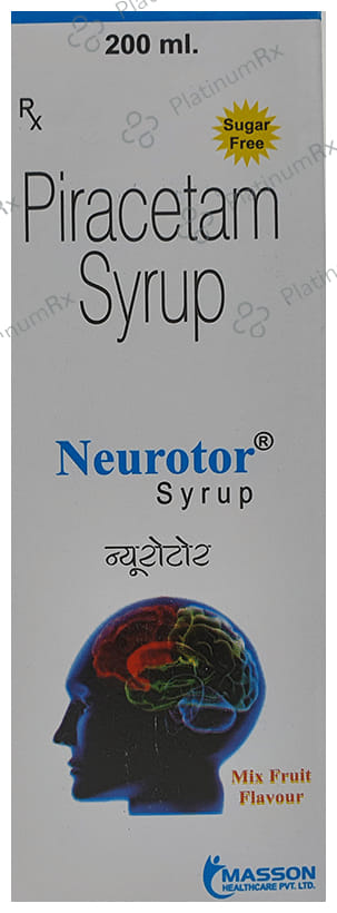 Neurotor Syrup Mixed Fruit Sugar Free