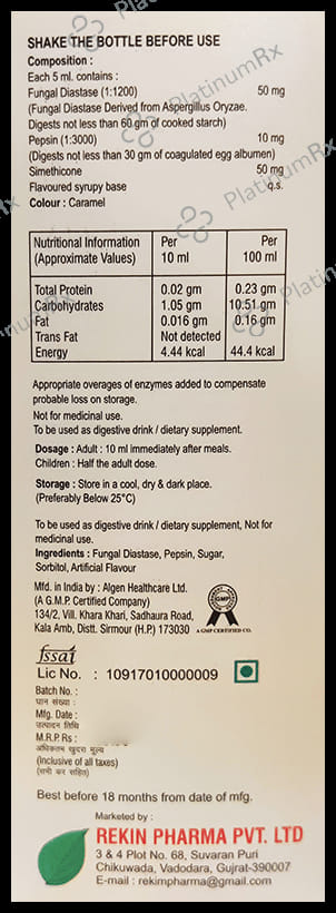 Vivozyme Syrup 200ml