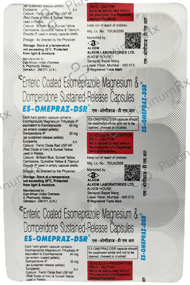 Es-omepraz -DSR Capsule