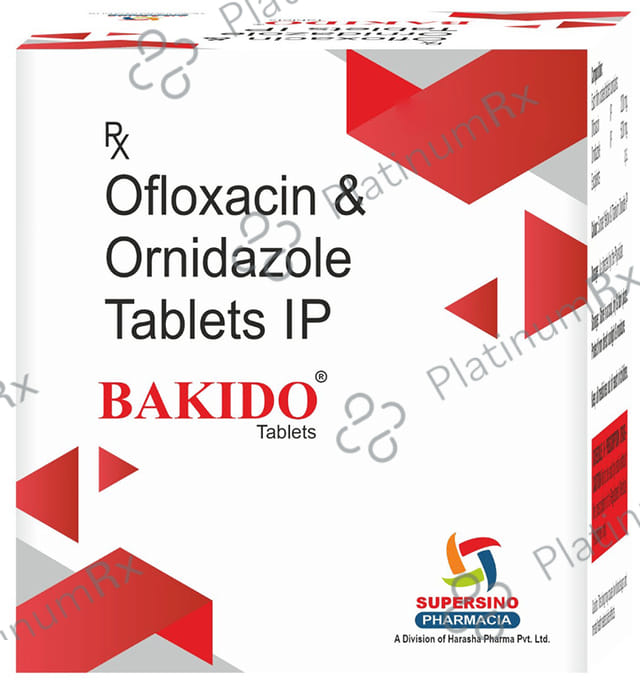 Bakido 200/500mg Tablet 10s