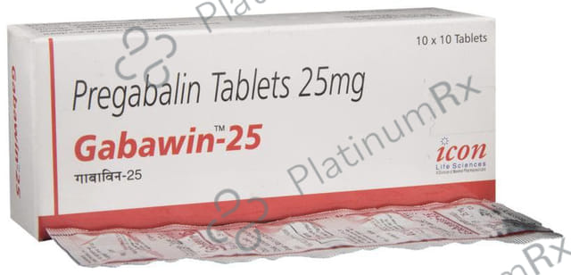 Gabawin 25mg Tablet 10s