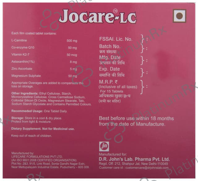 Jocare LC Tablet 15s